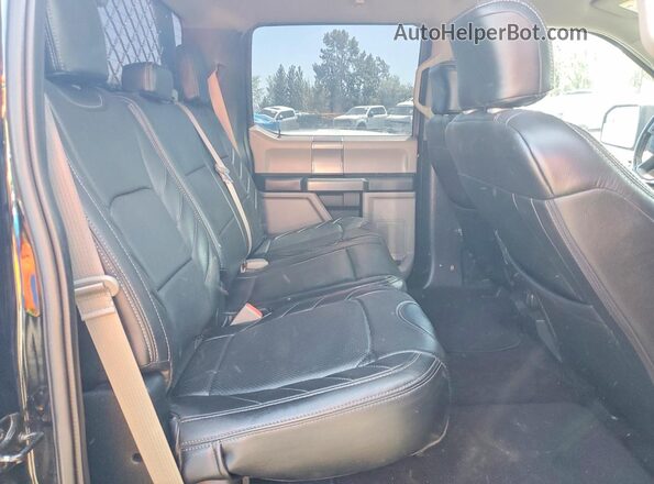 1FTEW1EG0JFB05538 2018 FORD F150 Black Սալոնի հետևի տեսք