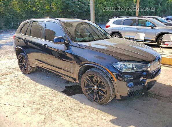 5UXKR6C50H0J84746 2017 BMW X5 Black Widok z przodu