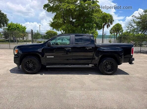 1GTG5BEN1M1179259 2021 GMC CANYON Black Vista de la etiqueta del VIN