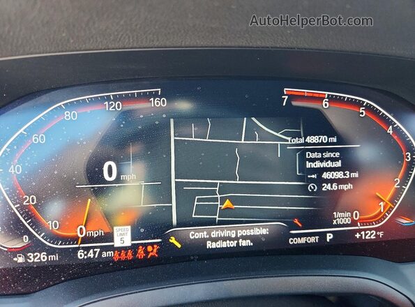 WBA63AV07NFM62332 2022 BMW 4 SERIES Black Вид задніх сидінь