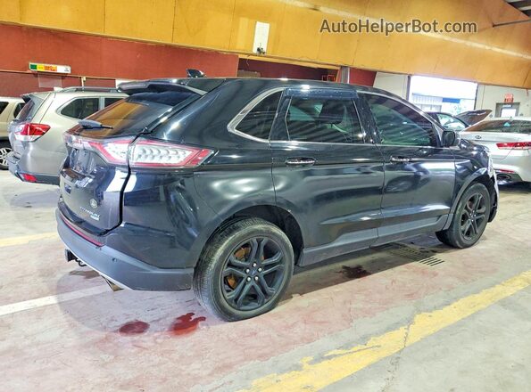 2FMPK3K94HBC27834 2017 FORD EDGE Black Передня права чверть