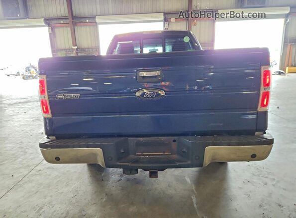 1FTFW1ET4DKD72243 2023 FORD F150 Синий Вид салона спереди