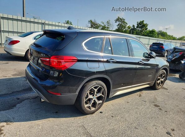 WBXHT3C33G5E47698 2016 BMW X1 Black Առջևի աջ