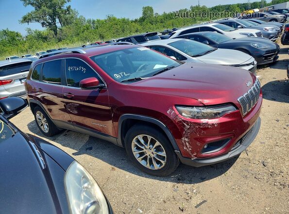 1C4PJLLB4KD165149 2019 JEEP CHEROKEE Red Widok z przodu