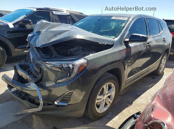 3GKALMEVXKL260827 2019 GMC TERRAIN Gray Հետևի ձախ