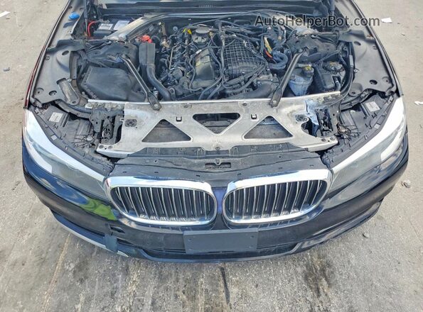 WBA7E4C50JGV23989 2018 BMW 7 SERIES Black Widok komory silnika