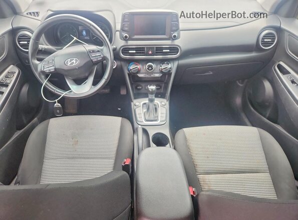 KM8K2CAA0JU143788 2018 HYUNDAI KONA Серебряный Вид щитка приборов