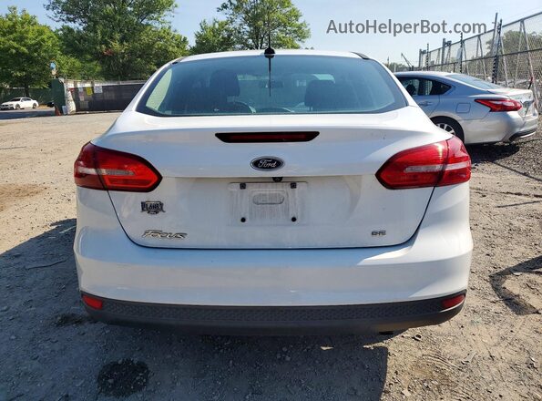 1FADP3F29HL283831 2017 FORD FOCUS White Вид салону спереду