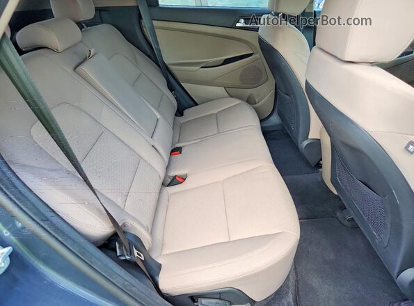 KM8J3CA43MU334502 2021 HYUNDAI TUCSON Синий Вид задней части салона