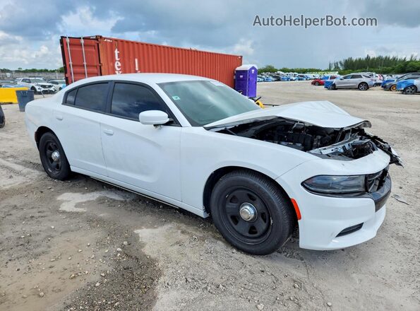 2C3CDXATXHH544083 2017 DODGE CHARGER Белый Вид спереди
