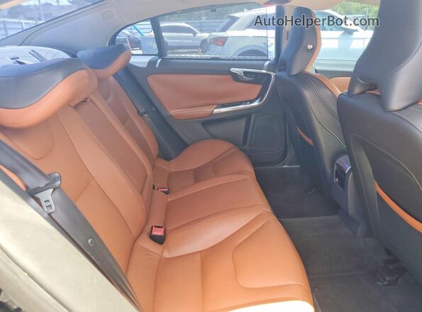 LYV402FK0GB109805 2016 VOLVO S60 Black Widok wnętrza z tyłu