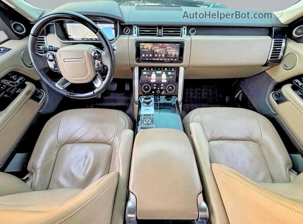 SALGS5SE0LA579304 2020 LAND ROVER RANGE ROVER Black Widok zestawu wskaźników