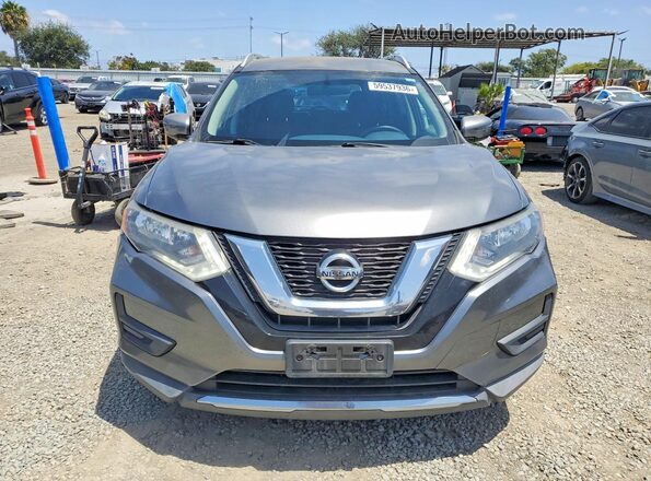 KNMAT2MT4HP522886 2017 NISSAN ROGUE Gray Հետևի տեսք