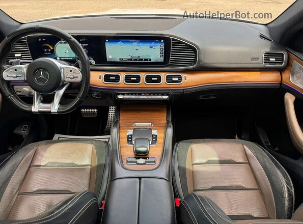 4JGFD6BB0MA514653 2021 MERCEDES-BENZ GLE-CLASS White Rear seats view