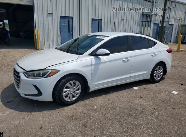 5NPD74LF0HH144361 2017 HYUNDAI ELANTRA White Rear left