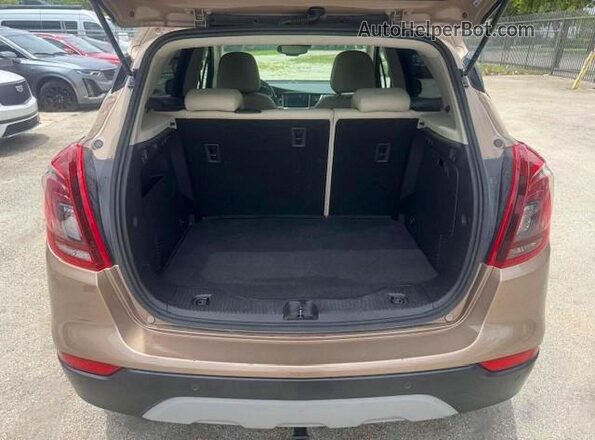 KL4CJCSM3KB734676 2019 BUICK ENCORE Желто-коричневый Вид салона спереди