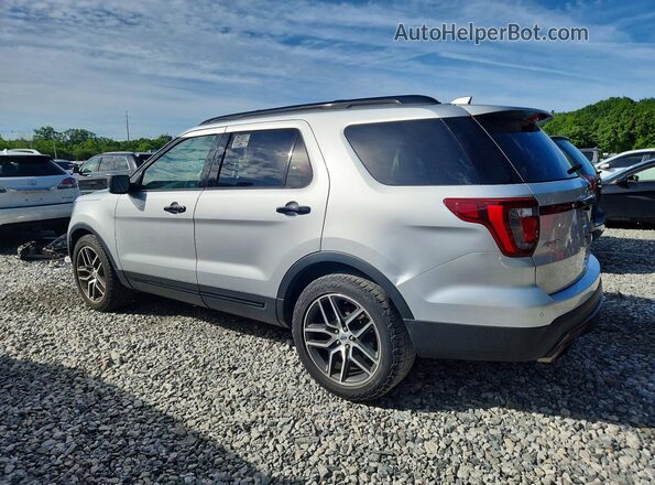 1FM5K8GT3GGA25423 2016 FORD EXPLORER Silver Задня права чверть