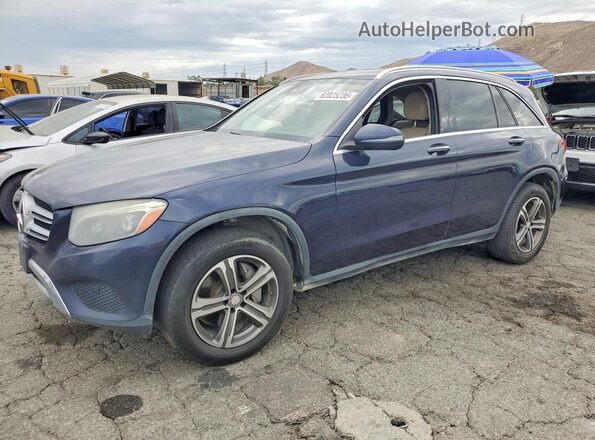 WDC0G4JB9GF059133 2016 MERCEDES-BENZ GLC-CLASS Blue Trasero izquierdo