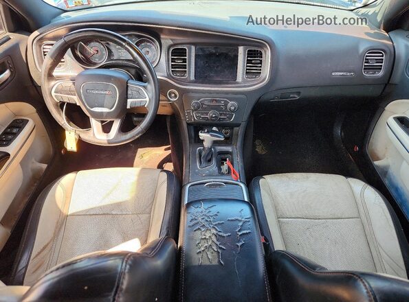 2C3CDXHG4JH223624 2018 DODGE CHARGER Blue Սարքավորումների վահանակի տեսք