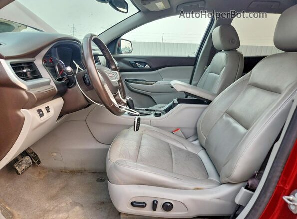 1GKKNMLS7JZ232210 2018 GMC ACADIA Красный Вид панели приборов