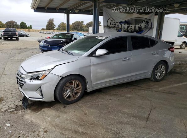 KMHD84LF7KU767711 2019 HYUNDAI ELANTRA Silver Rear left