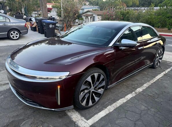 50EA1GBA8NA005072 2022 LUCID AIR Burgundy Հետևի աջ