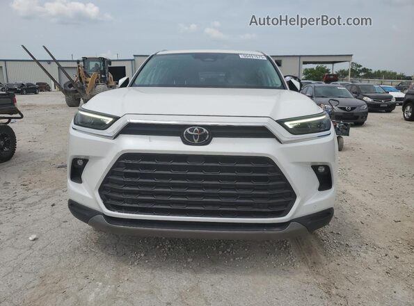 5TDAAAB59RS010004 2024 TOYOTA GRAND HIGHLANDER White Vista trasera