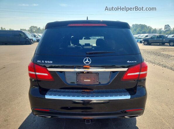4JGDF7DE1JB076438 2018 MERCEDES-BENZ GLS Black წინა სალონის ხედი