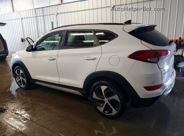 KM8J3CA24JU637976 2018 HYUNDAI TUCSON White Tył prawy