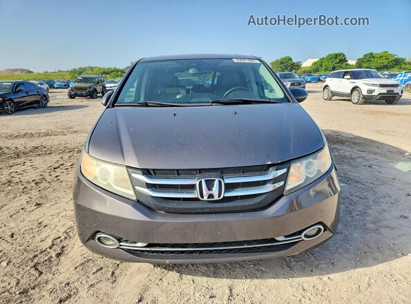 5FNRL5H62GB060541 2016 HONDA ODYSSEY Gray Rear view