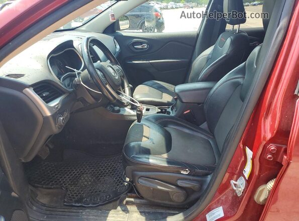 1C4PJMBS8GW285295 2016 JEEP CHEROKEE Red Առջևի վահանակի տեսք