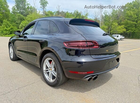 WP1AG2A51HLB56322 2017 PORSCHE MACAN Black Դիմացի տեսք