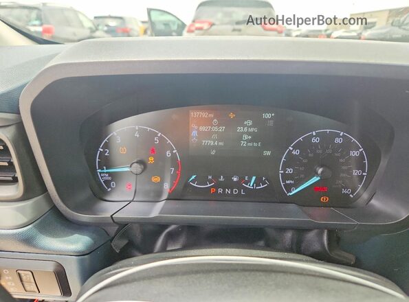 3FTTW8E98NRA36558 2022 FORD MAVERICK White უკანა სავარძლების ხედი