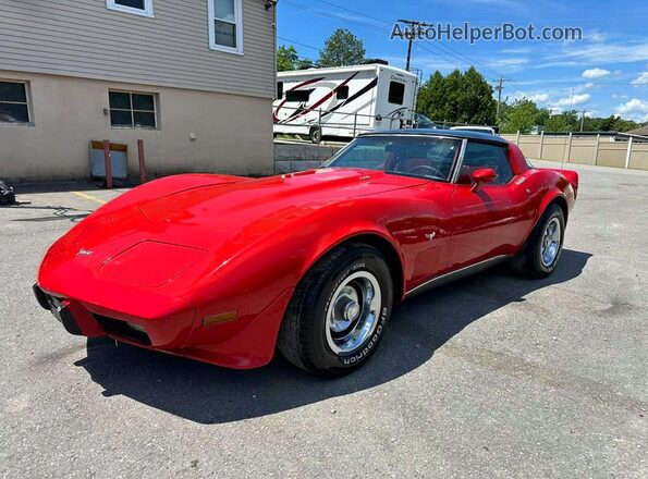 1Z87495422058 1979 CHEVROLET CORVETTE Red უკანა მარცხენა