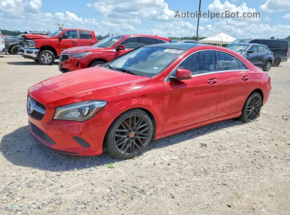 WDDSJ4EBXJN631159 2018 MERCEDES-BENZ CLA-CLASS Red Trasero izquierdo