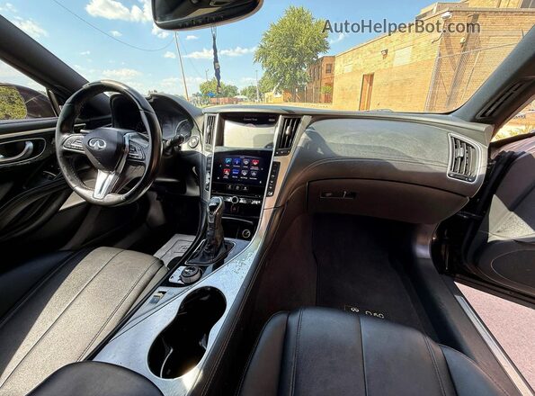 JN1EV7EL9JM391035 2018 INFINITI Q60 Black უკანა სავარძლების ხედი