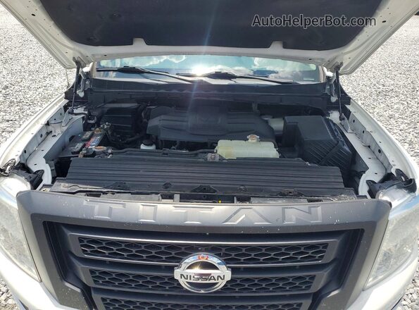 1N6AA1FA0MN518719 2021 NISSAN TITAN White Engine compartment view