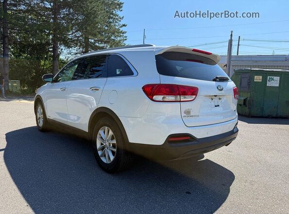 5XYPGDA33HG329369 2017 KIA SORENTO Белый Передняя правая четверть