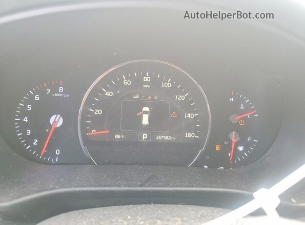 5XYPH4A58JG398109 2018 KIA SORENTO Red Widok tylnych siedzeń