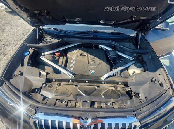 5UXCW2C5XKLB44253 2019 BMW X7 Black VIN კოდის სტიკერის ხედი
