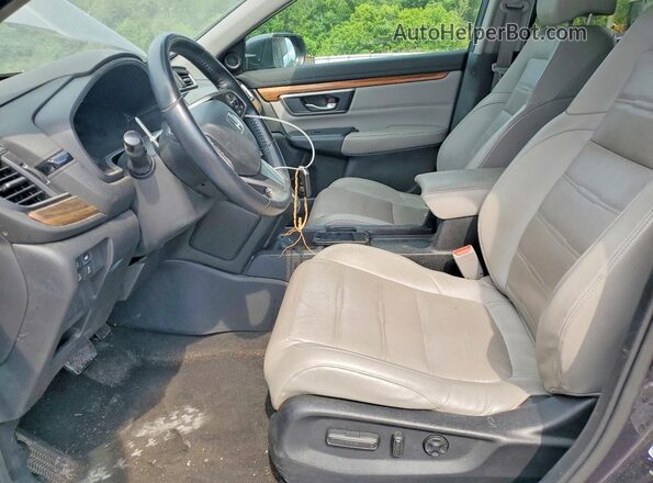 5J6RW2H8XHL003956 2017 HONDA CR-V Серый Вид панели приборов