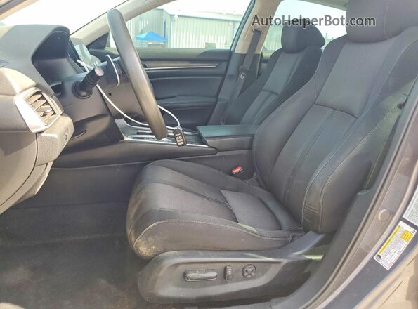 1HGCV3F46JA011396 2018 HONDA ACCORD Gray Առջևի վահանակի տեսք