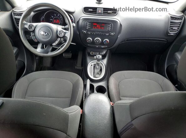 KNDJN2A24G7313068 2016 KIA SOUL Черный Вид щитка приборов