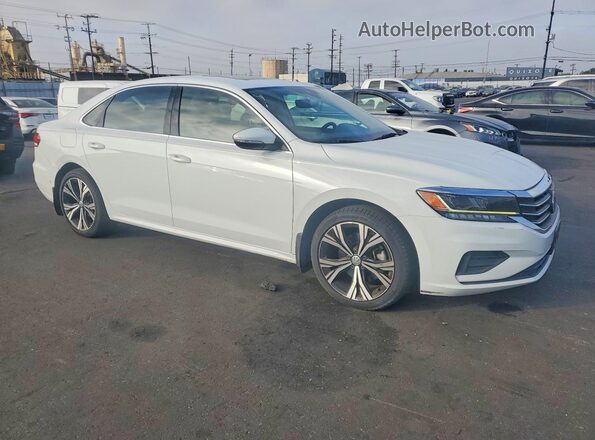 1VWSA7A36MC016874 2021 VOLKSWAGEN PASSAT White Вид спереду