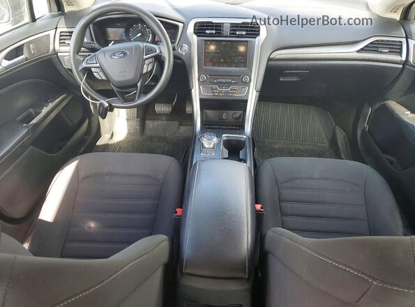 3FA6P0HD3JR186699 2018 FORD FUSION Black Вид щитка приладів