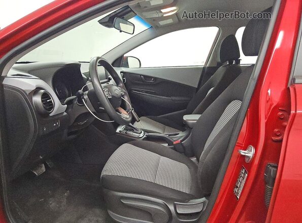 KM8K1CAA5MU675240 2021 HYUNDAI KONA Red Առջևի վահանակի տեսք