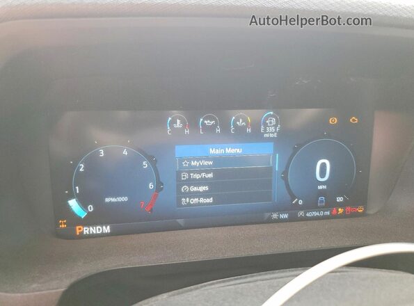 1FTFW3L80RKE29426 2024 FORD F150 Серебряный Вид задних сидений