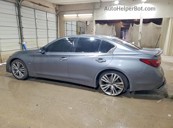 JN1EV7AP0JM361303 2018 INFINITI Q50 Silver Trasero derecho