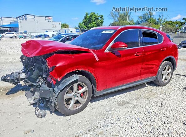 ZASFAKAN3J7B81138 2018 ALFA ROMEO STELVIO Red Հետևի ձախ