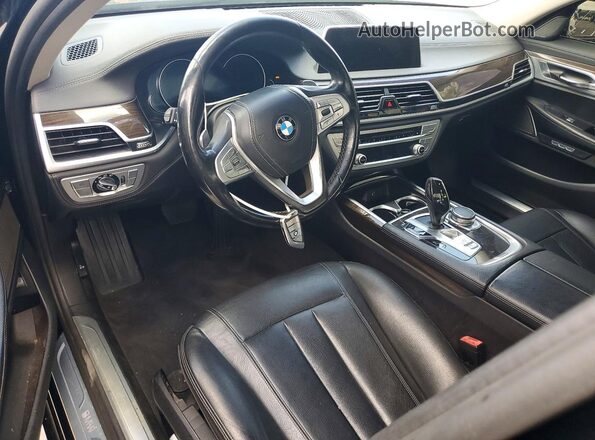 WBA7E4C50JGV23989 2018 BMW 7 SERIES Black Widok zestawu wskaźników